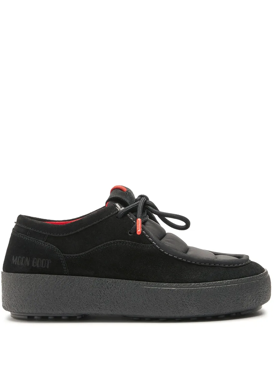 Mtrack Wallaby panelled suede sneakers 2