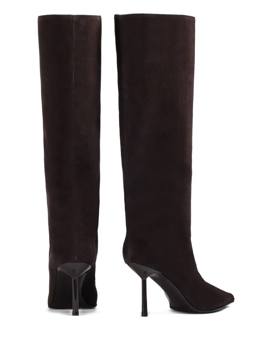 80mm Bella suede boots 6