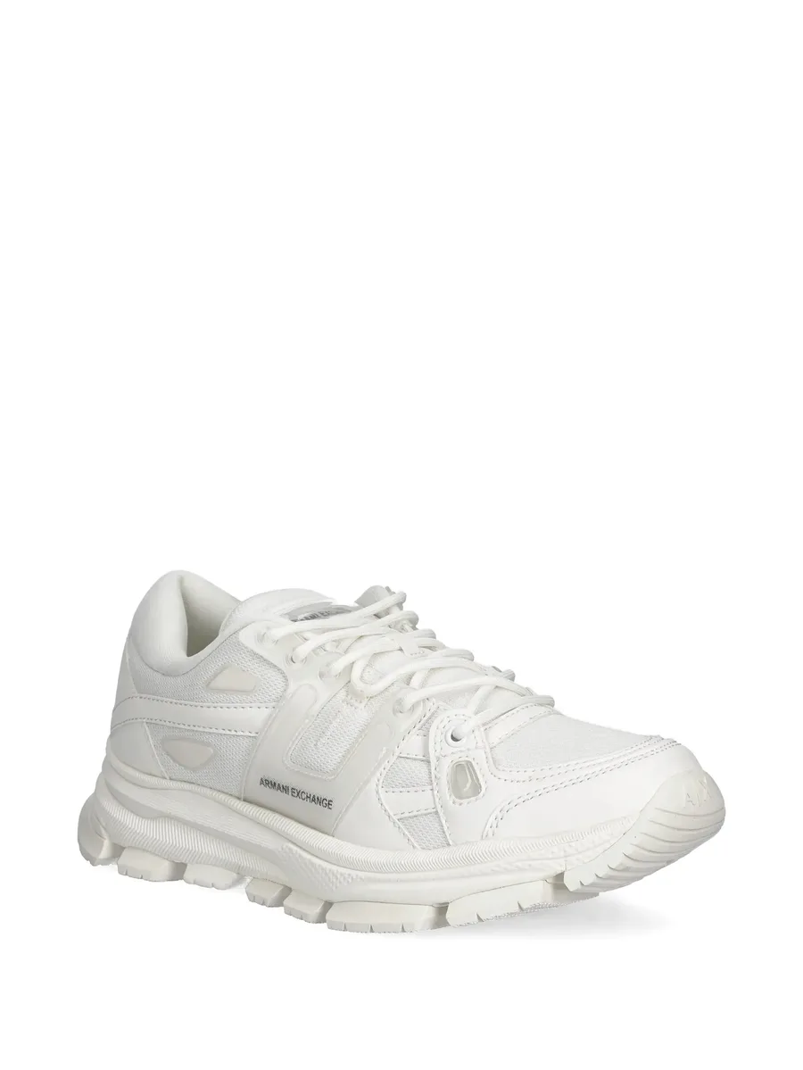 round-toe lace-up sneakers 4