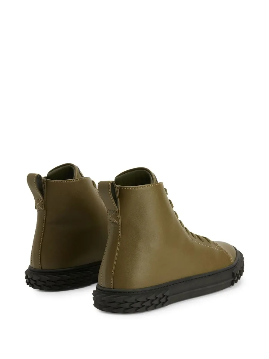 Ecoblabber lace-up high-top sneakers 5