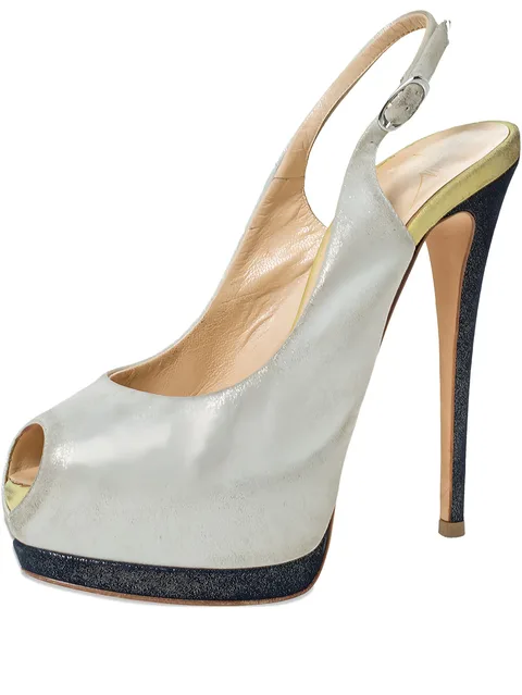 140mm platform slingback sandals