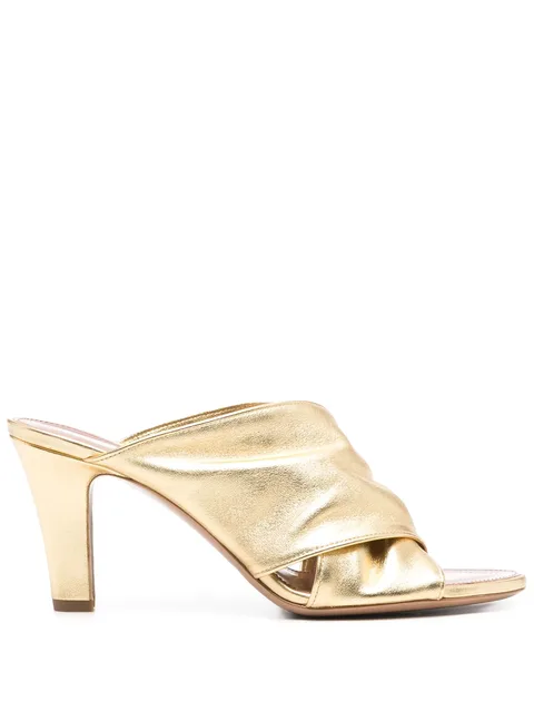 Maria leather mules