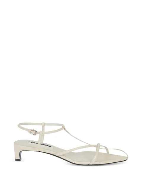 strappy pointed-toe sandals