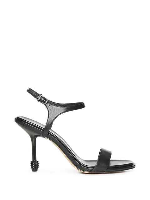 embellished-heel sandals