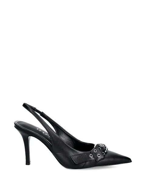 Prissie buckle pointed pumps