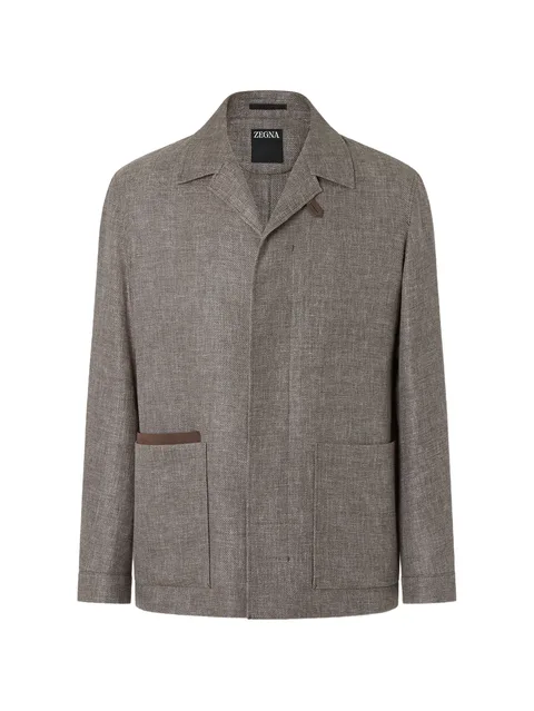 куртка с накладными карманами