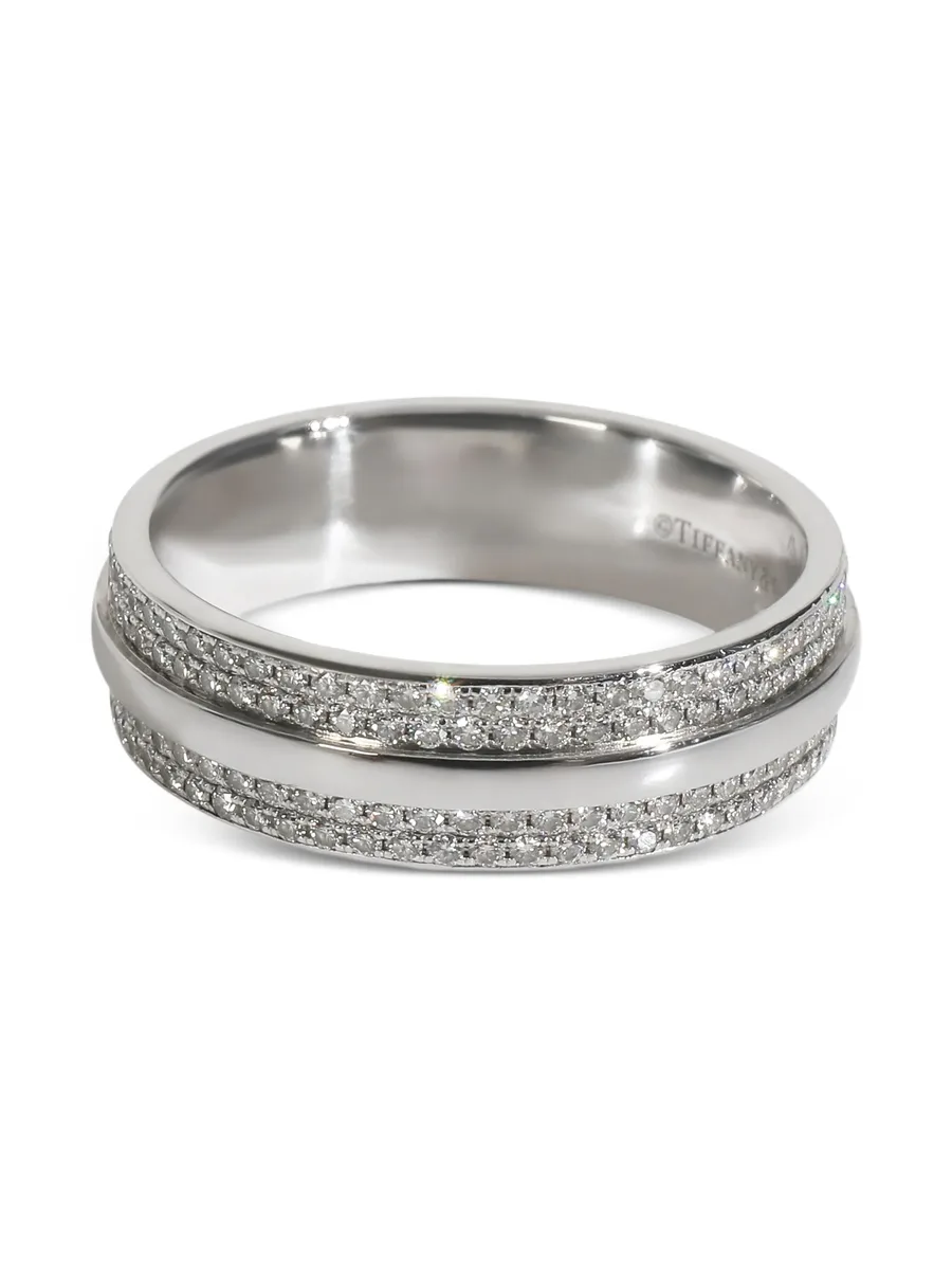 18K white gold diamond ring 2