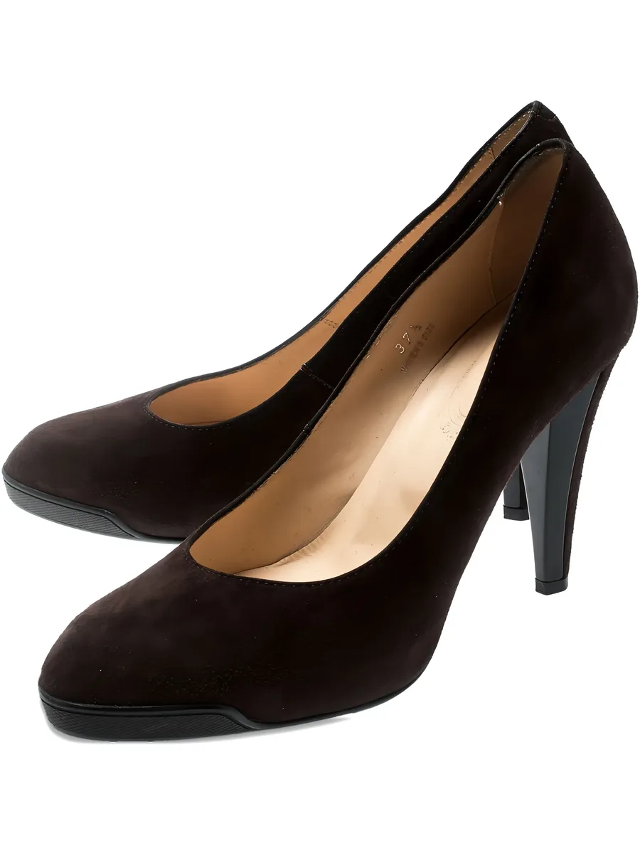 100mm suede pumps 2