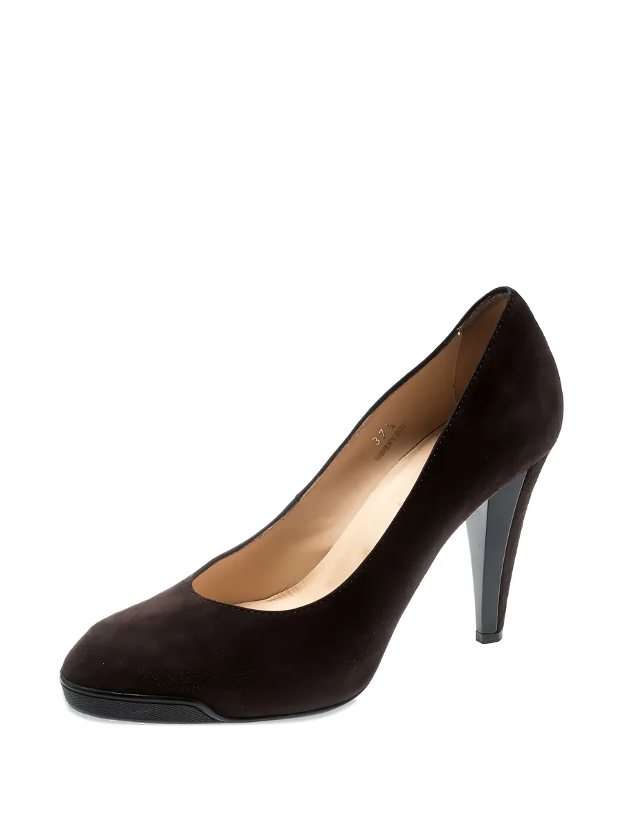 100mm suede pumps 4