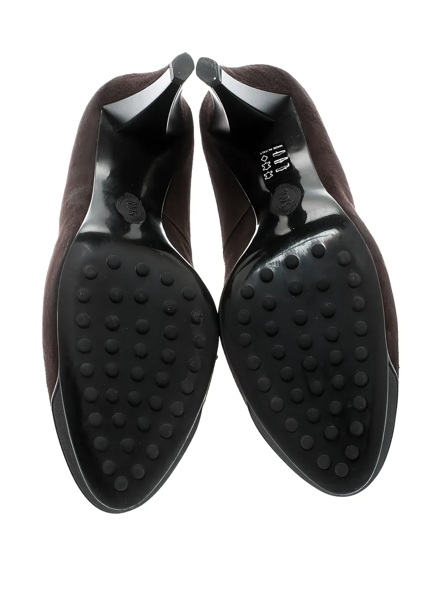 100mm suede pumps 6