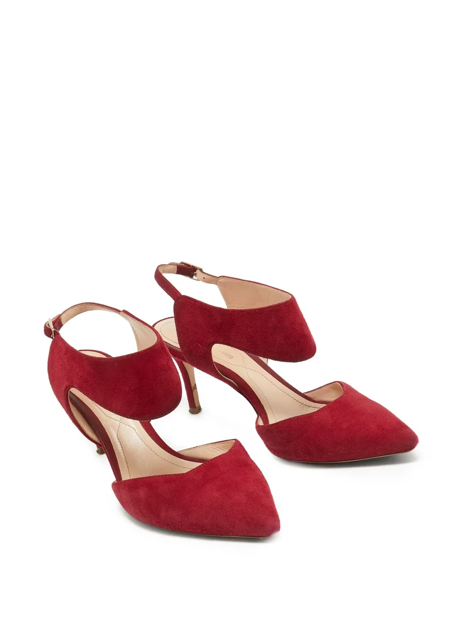 pre-owned Leda slingback pumps 3