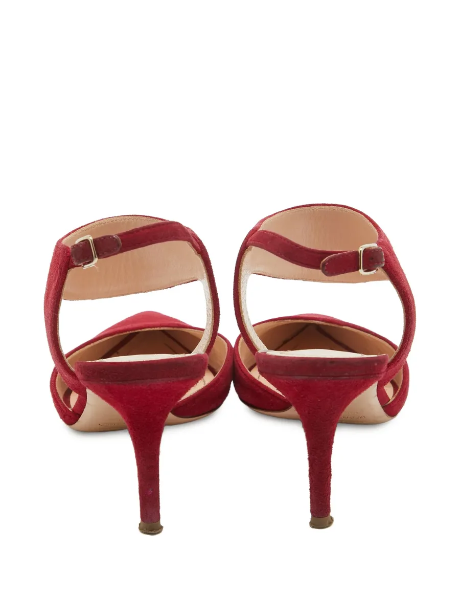 pre-owned Leda slingback pumps 5