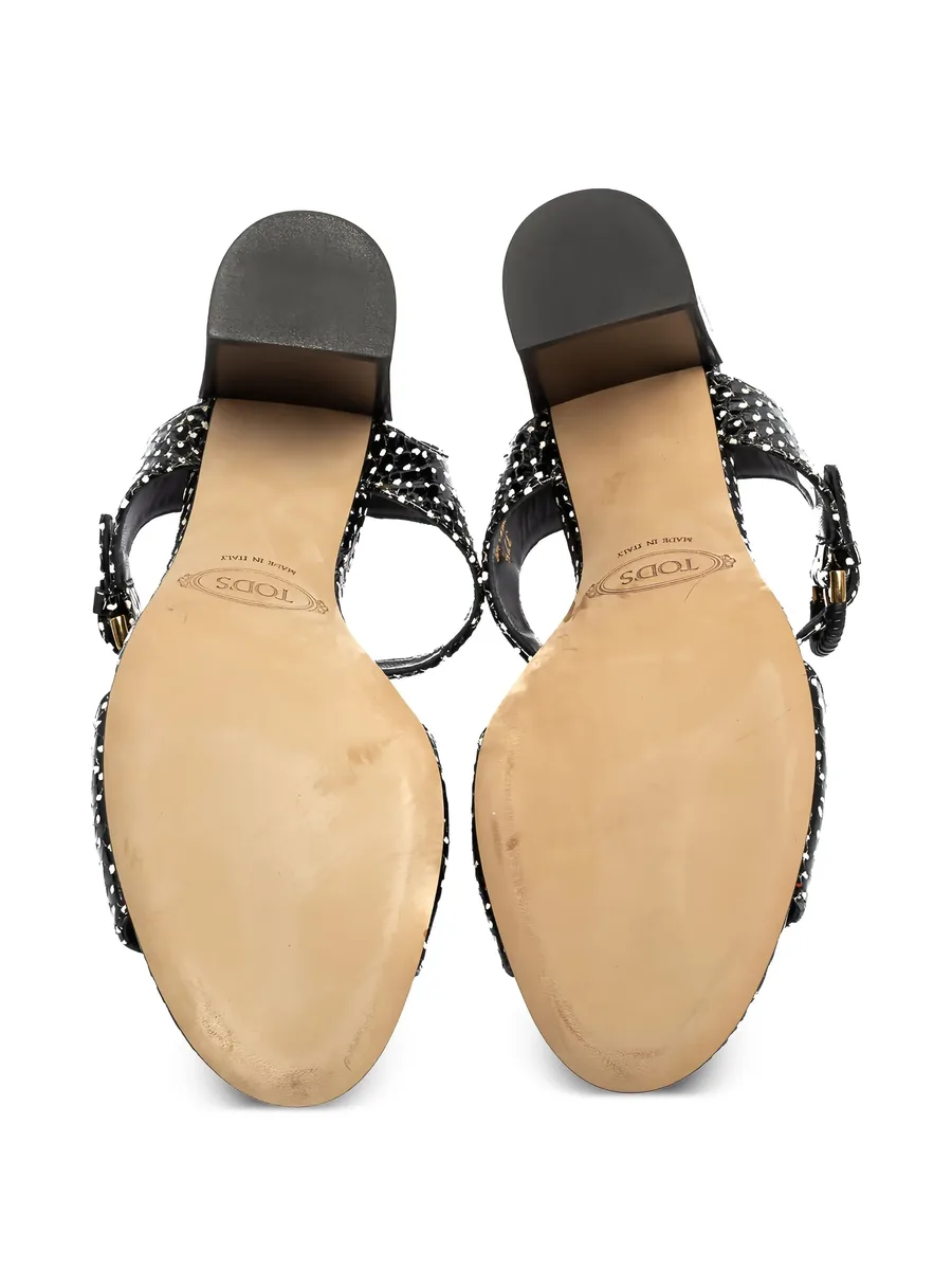 90mm polka-dot sandals 9