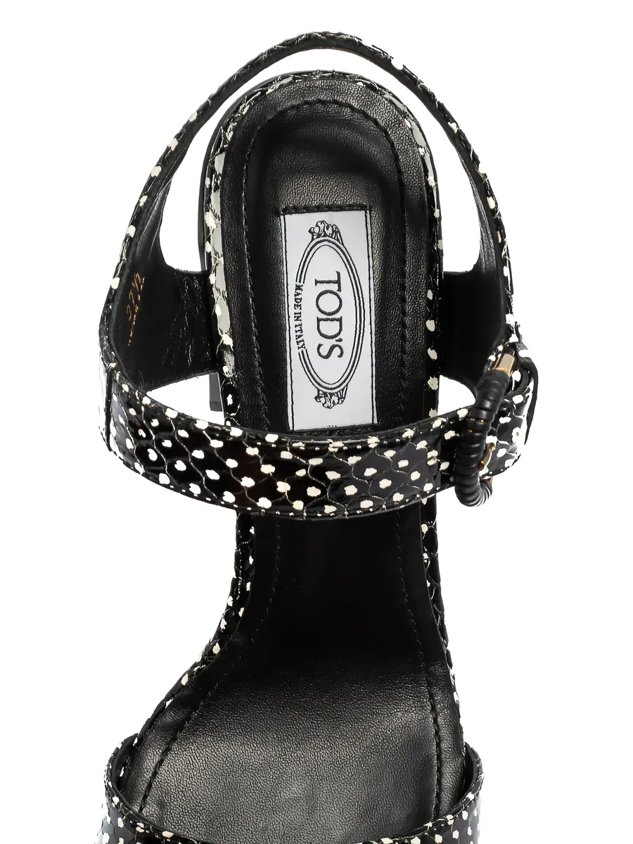 90mm polka-dot sandals 12