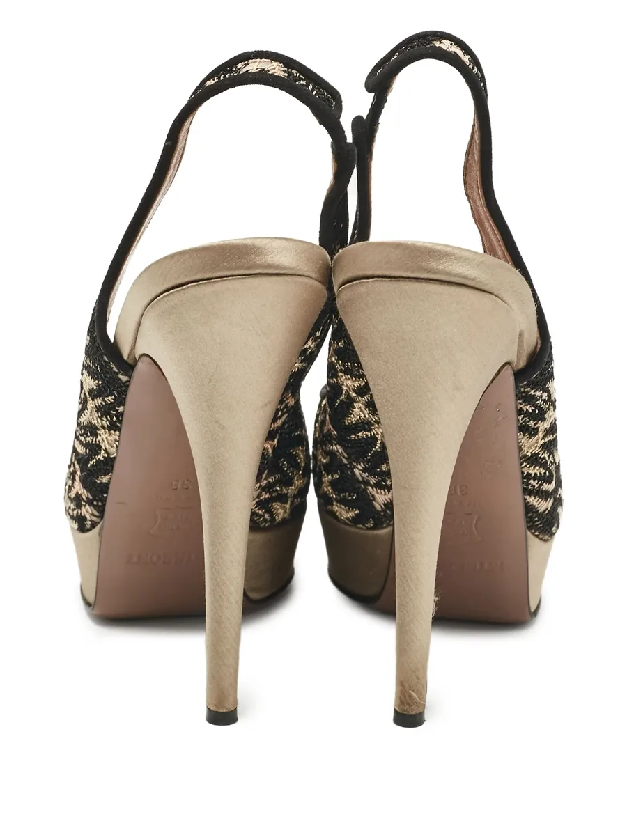 slingback platform pumps 8
