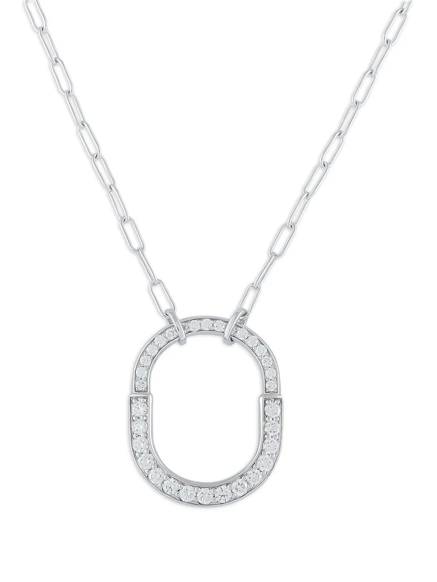 Lock diamond necklace 2