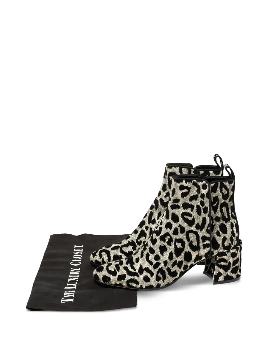 60mm leopard-print block-heel ankle boots 13