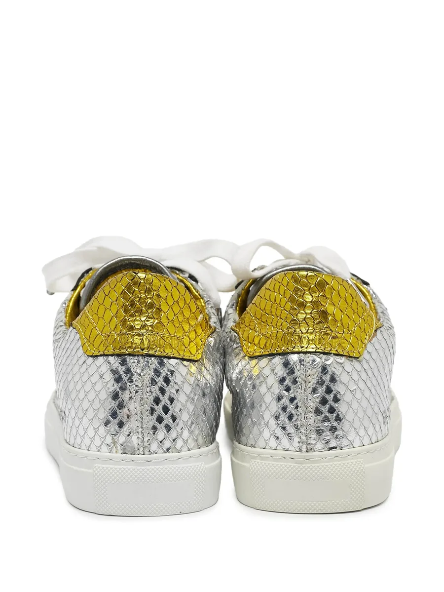 snakeskin-effect sneakers 8