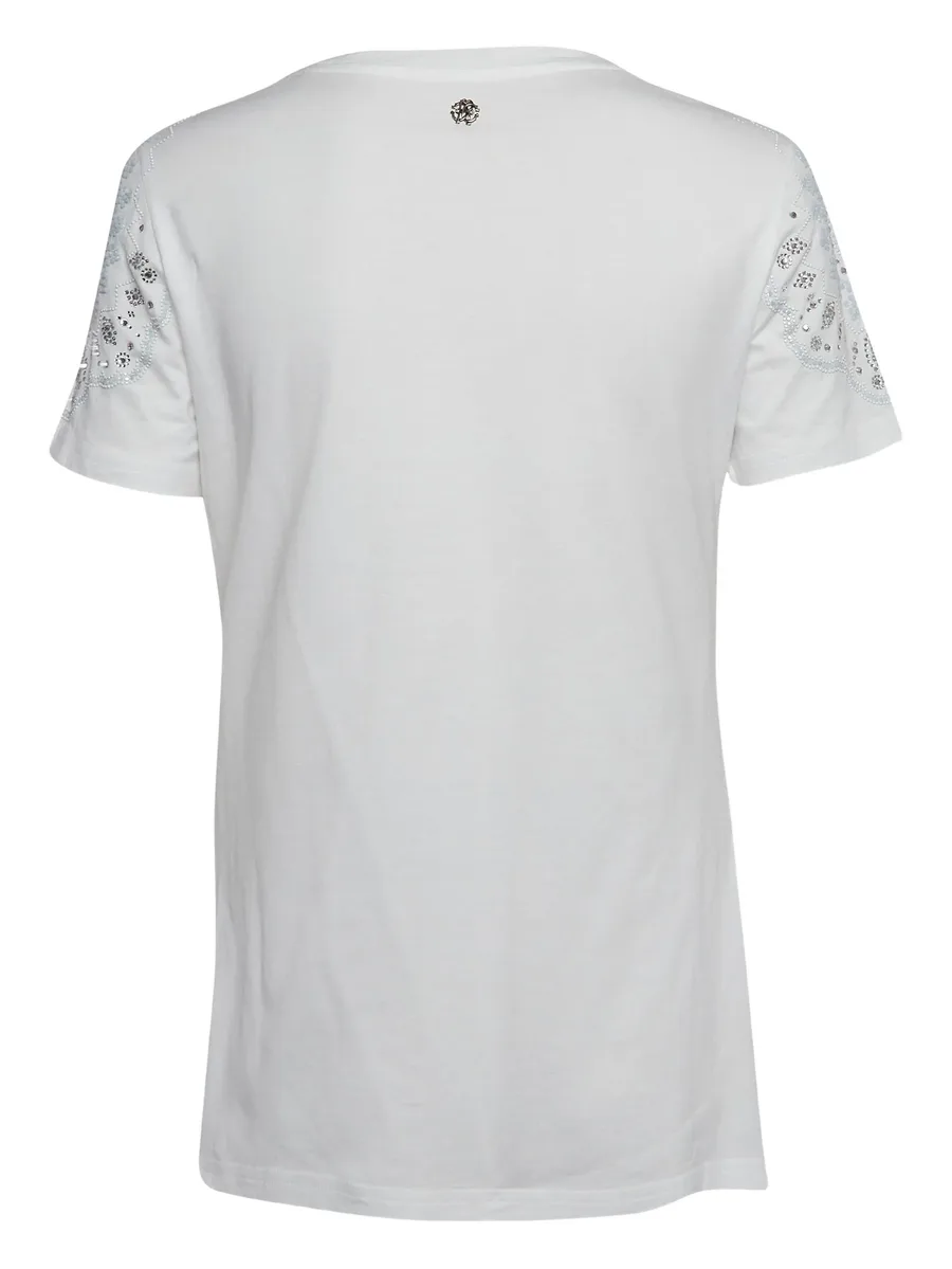 embroidered-crystal T-shirt 3