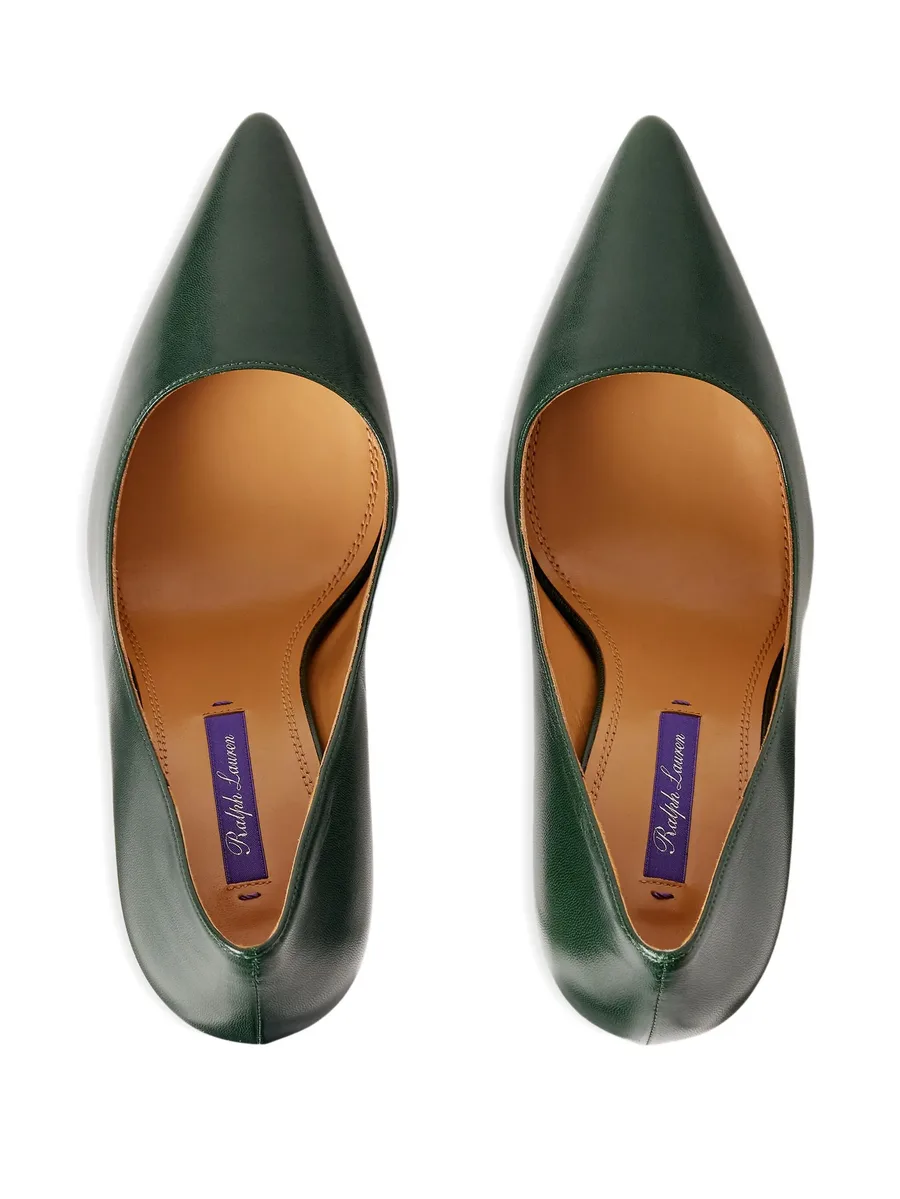 95mm Celia pointed-toe stiletto pumps 6