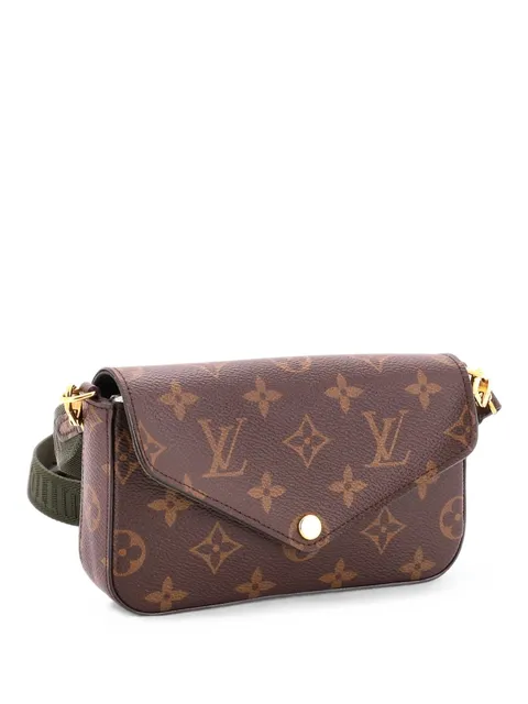 Louis Vuitton Pre-Owned Felicie Strap & Go Handbag Monogram Canvas crossbody bag