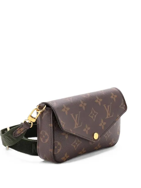 Louis Vuitton Pre-Owned Felicie Strap & Go Handbag Monogram Canvas crossbody bag