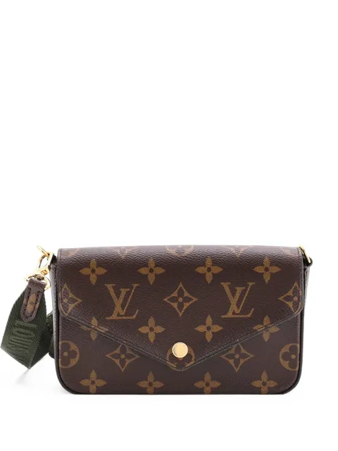 Louis Vuitton Pre-Owned Felicie Strap & Go Handbag Monogram Canvas crossbody bag