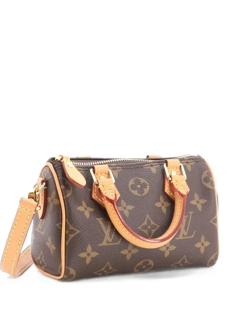 Louis Vuitton Pre-Owned Speedy Bandouliere NM Bag Monogram Canvas Nano crossbody bag