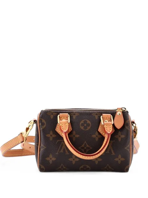 Louis Vuitton Pre-Owned Speedy Bandouliere NM Bag Monogram Canvas Nano crossbody bag