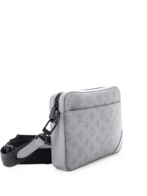 Louis Vuitton Pre-Owned Duo Messenger Bag Monogram Shadow Leather crossbody bag