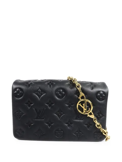 Louis Vuitton Pre-Owned мини-сумка на плечо Pochette Coussin Monogram