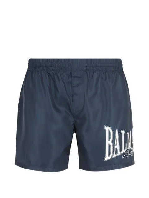 logo-print swim shorts