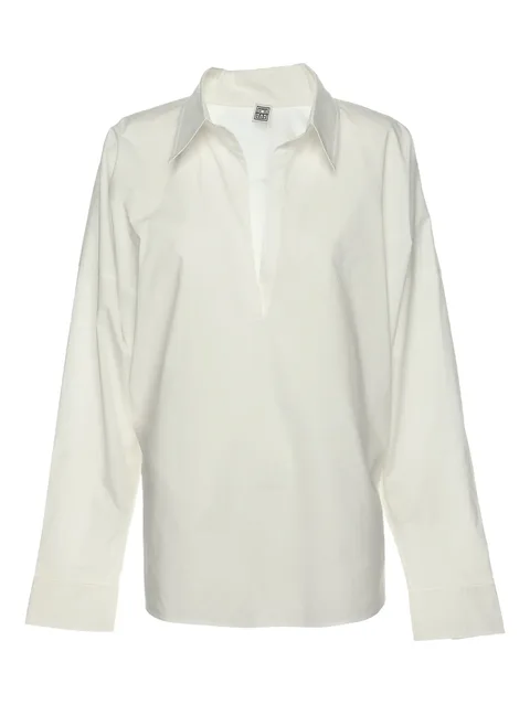 cotton long-sleeve shirt