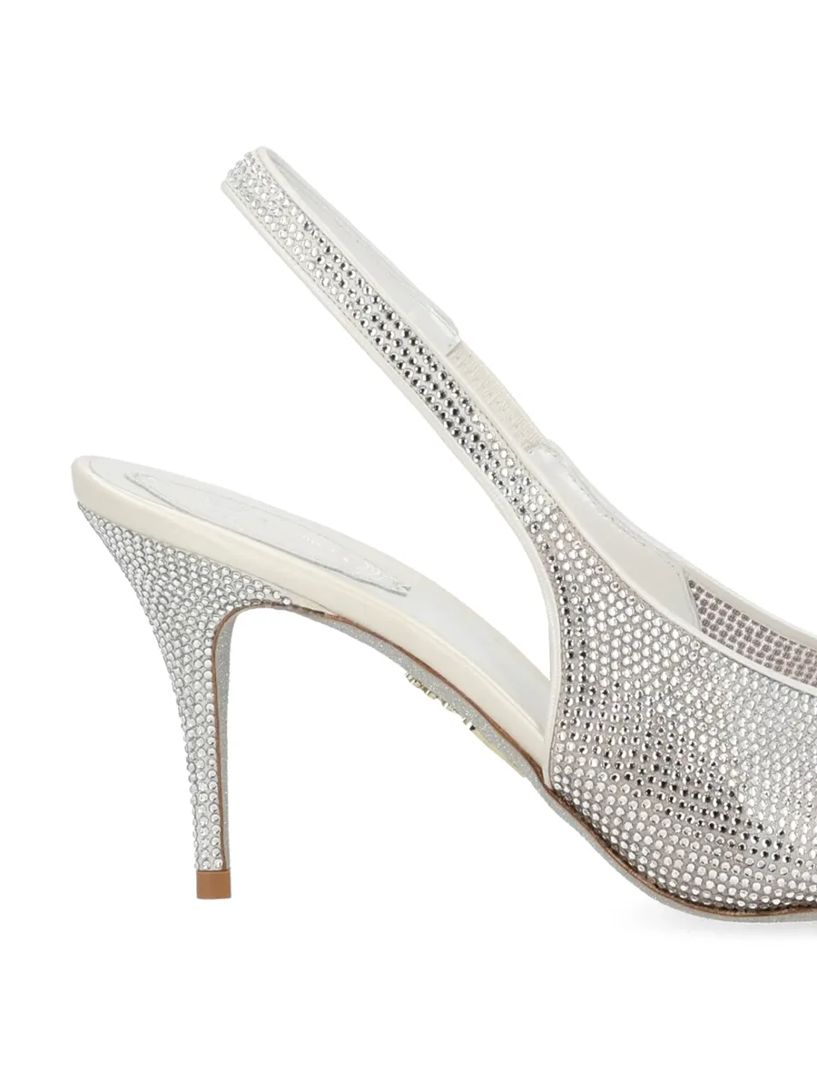 Jinny crystal-embellished slingback pumps 4