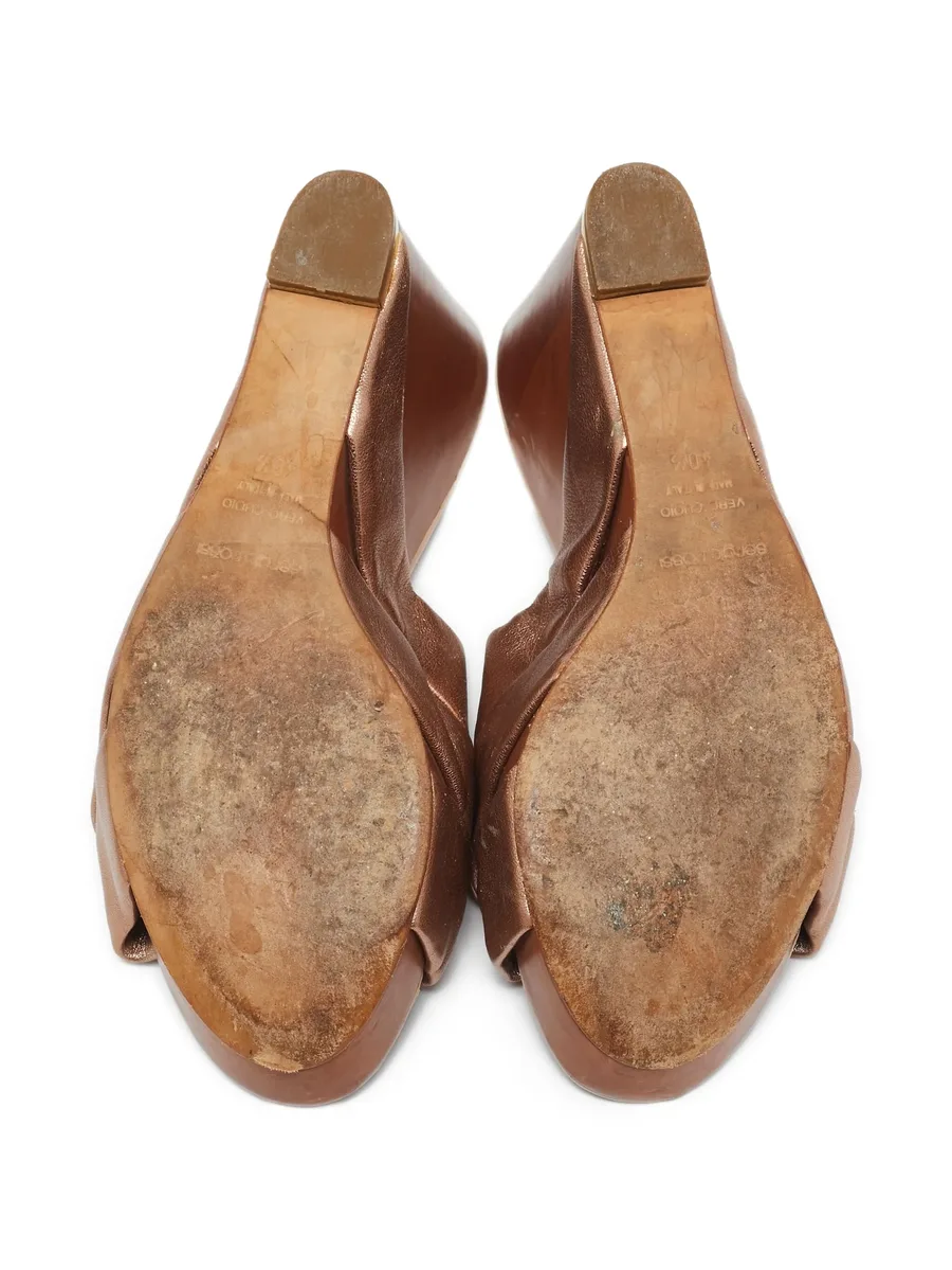110mm leather sandals 10