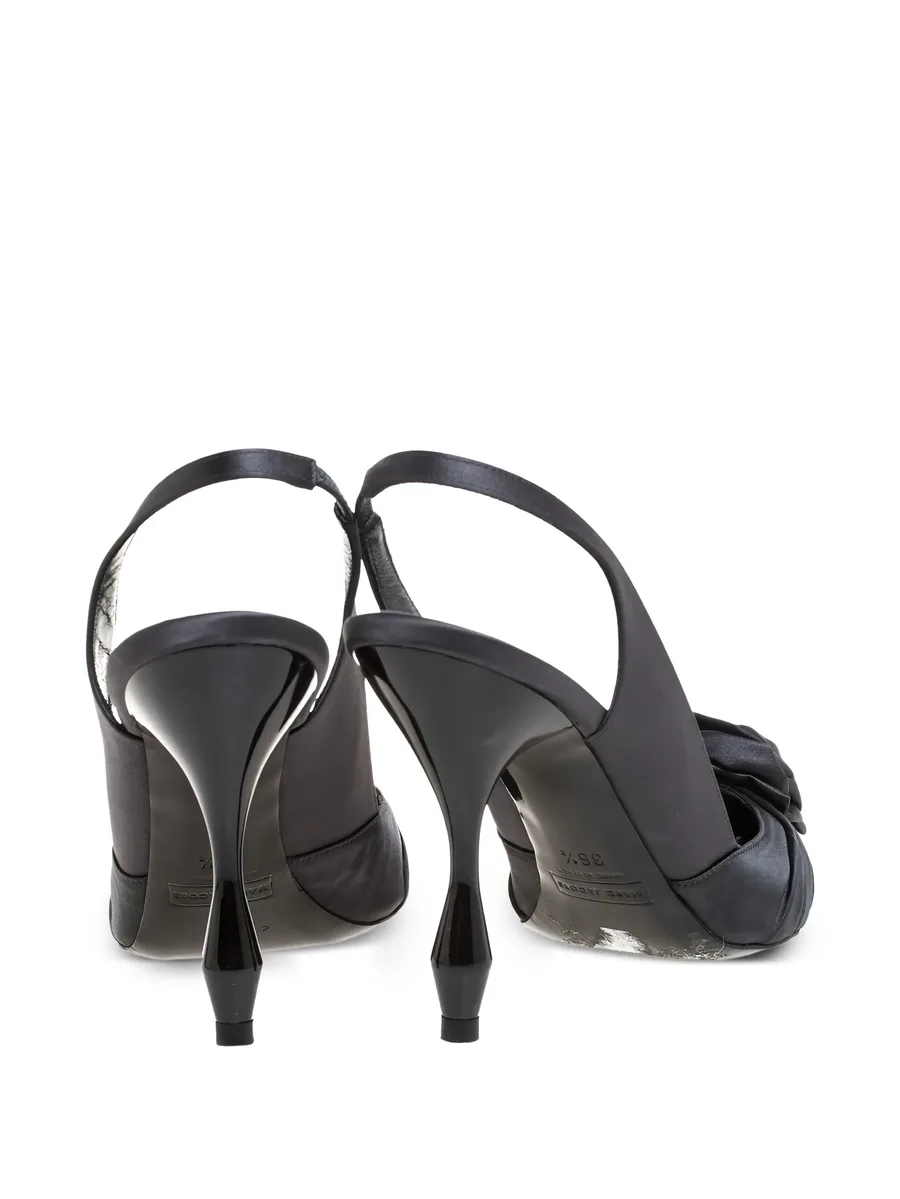 95mm rose-appliqué slingback sandals 5