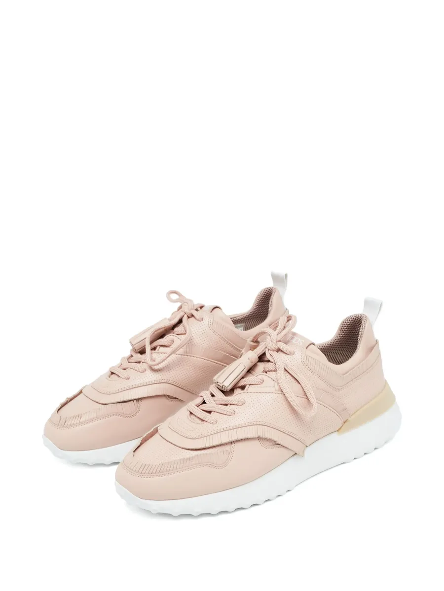 leather lace-up sneakers 3