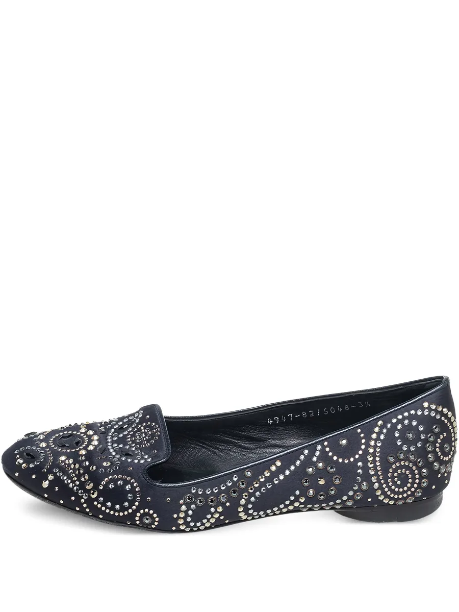 pre-owned embellished ballet flats 2