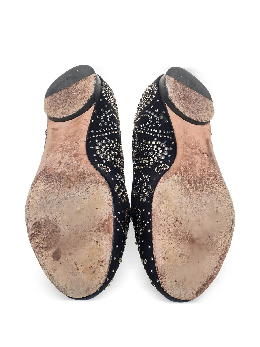 pre-owned embellished ballet flats 10