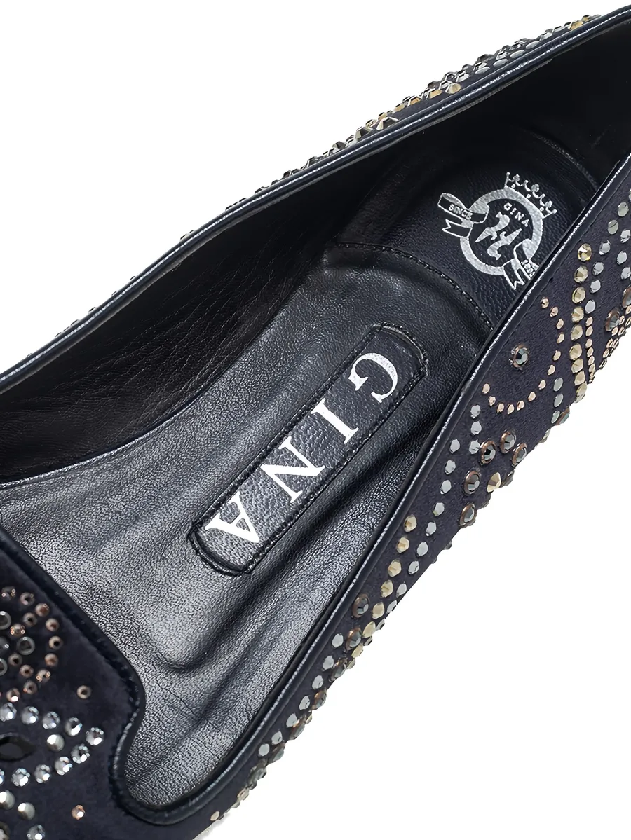 pre-owned embellished ballet flats 12