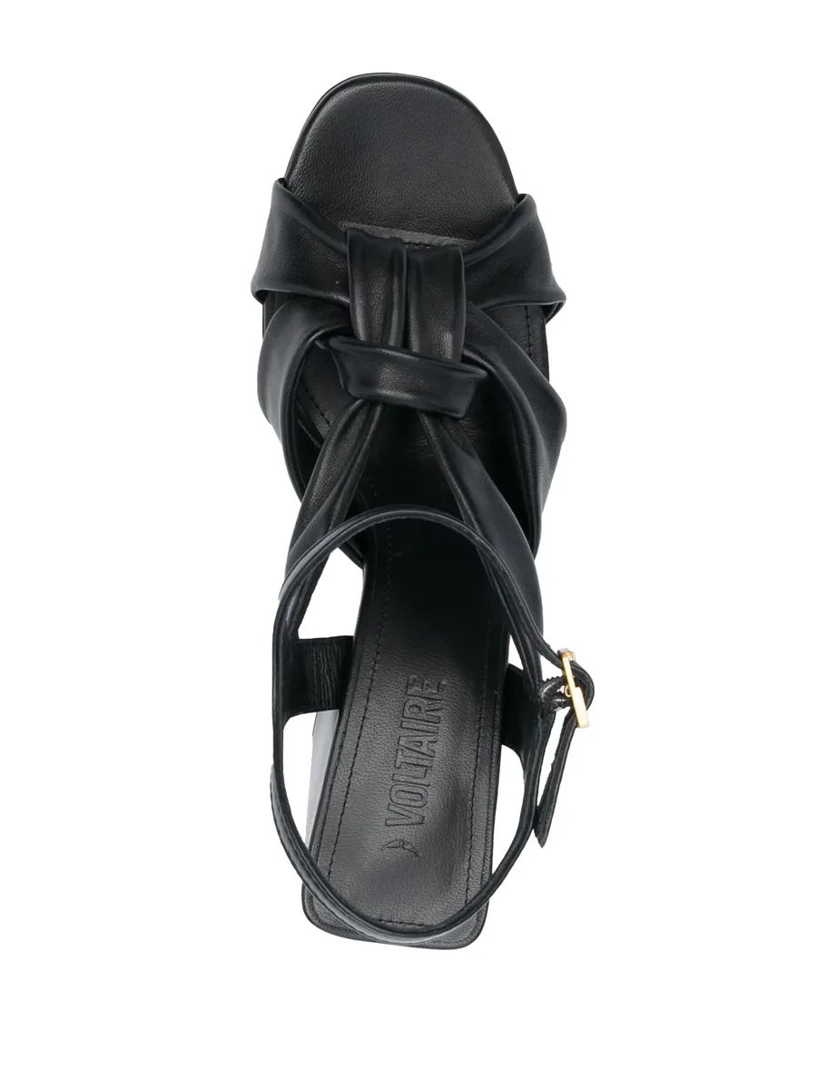 Forget Me Knot leather sandals 7