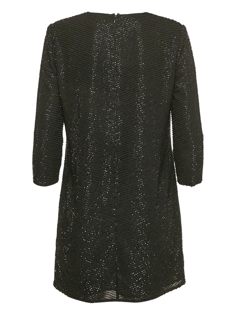 платье мини pre-owned с пайетками 4