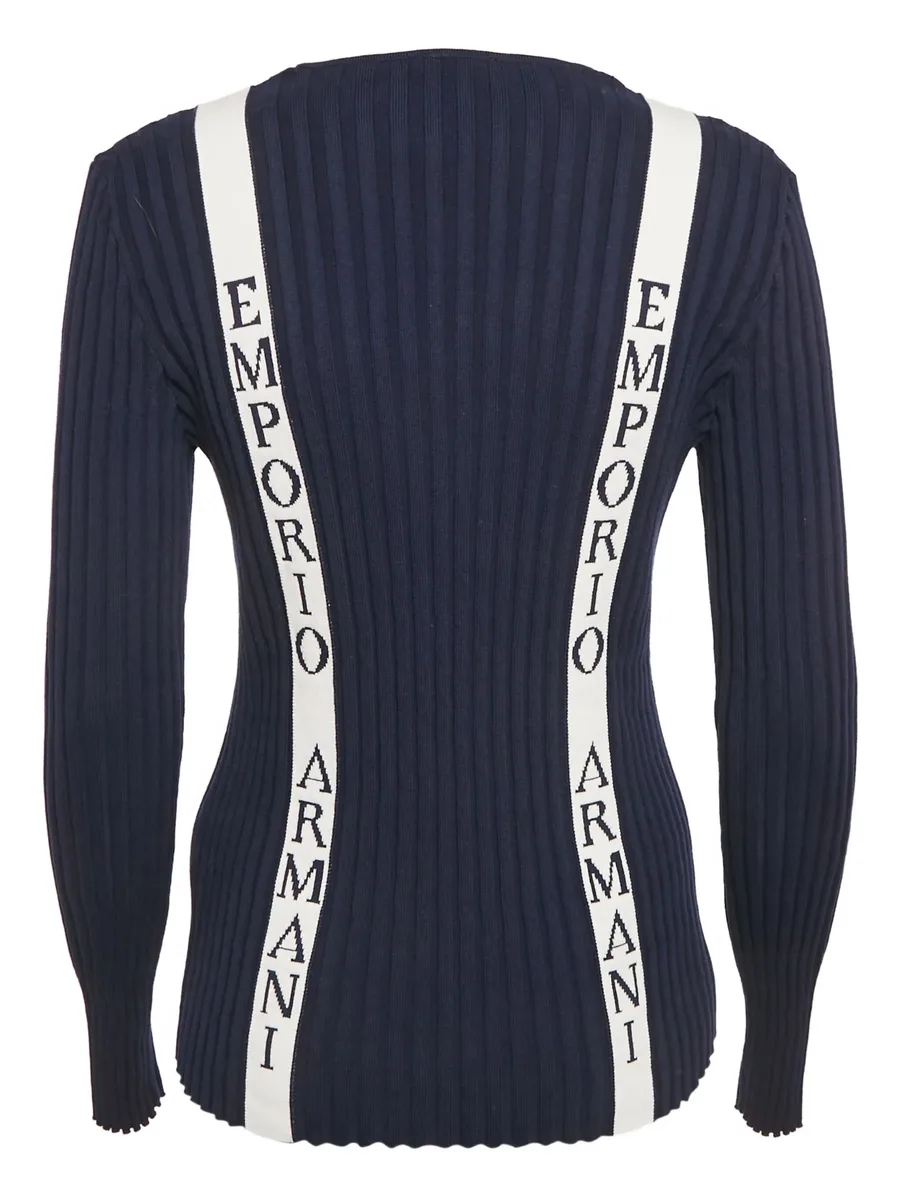 ribbed logo jumper 4