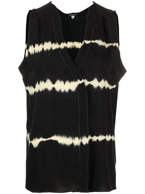 топ (2000-е годы) с принтом тай-дай