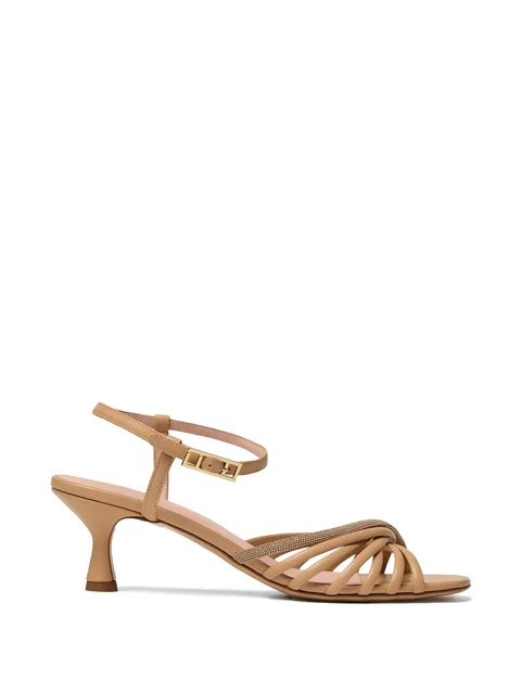 embellished strap pumps