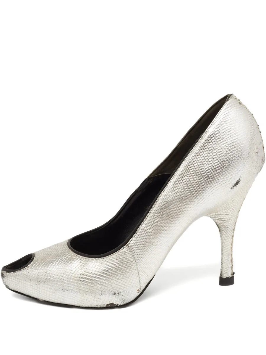 2024 Lizard Embossed Leather Pumps 1
