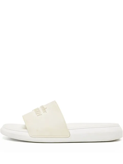 logo-embossed pool slides