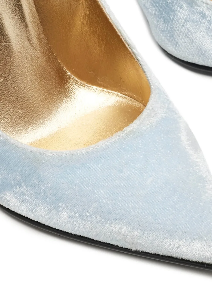 110mm velvet pumps 8