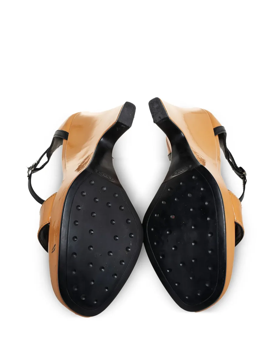 105mm platform sandals 10