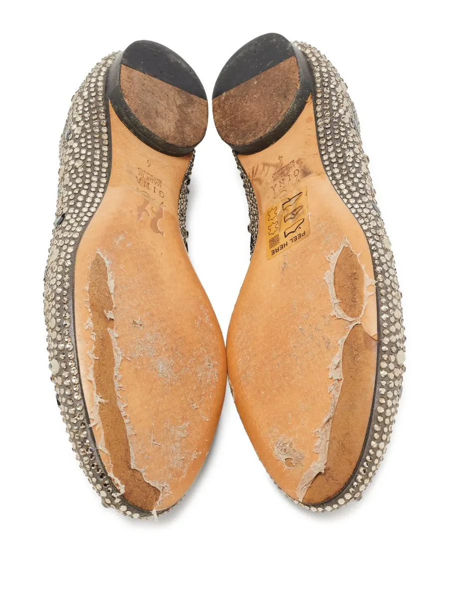 crystal-embellishment ballet flats 8
